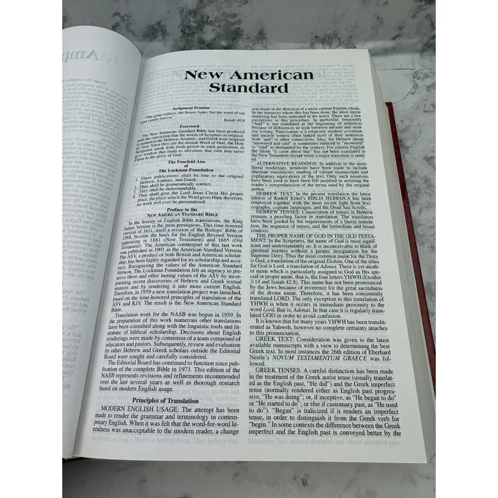 *Comparative Study Bible NIV Amplified Updated KJV NASB